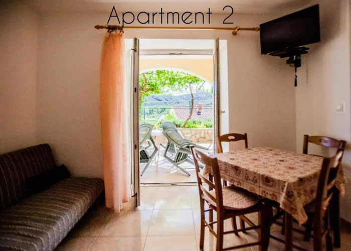 Apartmán In With Sea View, Terrace, Wi-fi, Washing Machine Lopar